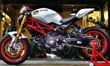 Mẫu nakedbike tầm trung Ducati Monster 796, với thiết kế một gắp thể thao, hầm hố và mạnh mẽ.