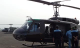 Những chiếc UH-1 trong biên chế Trung đoàn Không quân 917. Ảnh: Trường Điền