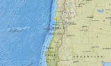 Vị trí xảy ra động đất 6,5 độ richter tại Chile. Ảnh: RT.