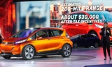 “Sát thủ Tesla” Chevrolet Bolt giới thiệu tại triển lãm Ô tô Bắc Mỹ 2015.