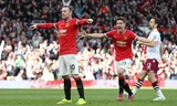 Rooney ghi bàn giúp M.U có chiến thắng 3-1.