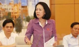 Chủ nhiệm Ủy ban các vấn đề Xã hội Trương Thị Mai.Ảnh: TTXVN.