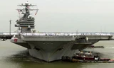 Tàu sân bay USS Theodore Roosevelt của Hải quân Mỹ. Nguồn: AP.