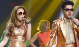 Mỹ Tâm và Đức Phúc trên sân khấu đêm chung kết The Voice. Ảnh: Maison de bil.