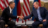 Tổng thống Nga Vladimir Putin và người đồng cấp Mỹ Barack Obama. Nguồn: AP.