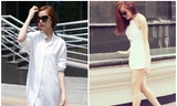 Street style trắng tinh khôi của mỹ nhân Việt