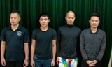 Nhóm đối tượng. Ảnh Công an cung cấp