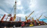 Tập đoàn Hoa Sen tổ chức xuất khẩu những lô hàng đầu năm Tân Sửu 2021 tại cảng Nghi Sơn 
