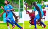 Kỳ lạ: Cầu thủ đá vòng loại World Cup với bộ tóc dài tới gần… gót chân