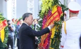 Lãnh đạo Đảng, Nhà nước viếng Tổng Bí thư Nguyễn Phú Trọng
