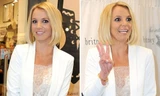 Britney Spears rạng rỡ với mái tóc được cắt ngắn