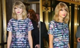 Taylor Swift giản dị đi dự họp báo ra mắt phim