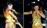 Katy Perry cưỡi hổ lên sân khấu Super Bowl 2015