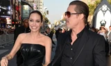 Angelina Jolie rạng rỡ bên hôn phu trong buổi công chiếu phim