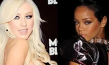 Rihanna và Christina Aguilera “giáp mặt” tại nhà hàng