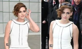 Kristen Stewart diện váy trắng muốt kiêu sa ở Paris