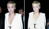 'Gái hư' Miley Cyrus bất ngờ ăn mặc 'ngoan hiền' đi sự kiện