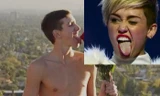 Fan cuồng khỏa thân mời Miley Cyrus đi chơi