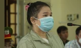 Bị cáo Phùng Thị Nga tại toà.