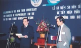 Cố Thủ tướng Phan Văn Khải (thời điểm đó là Phó Thủ tướng) phát biểu tại Lễ kỷ niệm 50 năm Tổ chức ICAO và tiếp nhận phần phía Nam FIR Hồ Chí Minh, tháng 12/1994