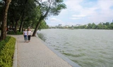 Dự án chỉnh trang, cải tạo, kè hồ Hoàn Kiếm đã phát huy được giá trị di sản, đóng góp vào việc giữ gìn kiến trúc, cảnh quan chung của Hà Nội Ảnh: Duy Phạm 