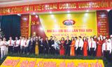 Ban Chấp hành Đảng bộ Phú Xuyên khóa 25 ra mắt tại đại hội sáng 13/8 Ảnh: T.Đảng