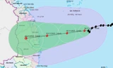 Dự kiến đường đi của cơn bão số 10