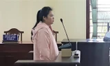 Bị cáo Thùy tại tòa