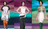 Ngọc Hân, Tú Anh, Hoàng Anh đọ dáng trên sàn catwalk