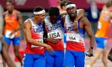 Các nam VĐV điền kinh Mỹ giành HCV thứ 2 tại Olympic Tokyo