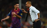 Guardiola và Messi từng cùng nhau gặt hái những danh hiệu cao quý nhất của bóng đá thế giới. 