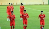 ĐT Việt Nam đẩy mạnh rèn kỹ chiến thuật chuẩn bị cho trận gặp Trung Quốc.