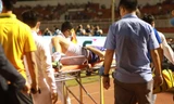 Hùng Dũng dính chấn thương nặng