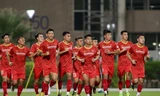 Tuyển Việt Nam đang tích cực chuẩn bị cho loạt trận tại Vòng loại thứ 2 World Cup 2022. Ảnh Hữu Phạm (từ UAE)