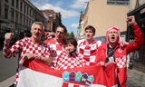Các CĐV nhiệt thành của Croatia