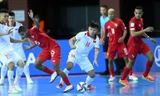 Văn Hiếu (số 14) ghi bàn ấn định tỷ số 3-2 cho ĐT futsal Việt Nam.