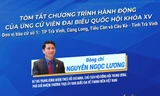 Chương trình hành động của ứng cử viên Nguyễn Ngọc Lương