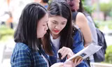 Thí sinh tham dự thi năng khiếu tại Học viện Báo chí và Tuyên truyền năm 2020.