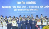 Tuyên dương 83 ‘Sinh viên 5 tốt’ cấp T.Ư năm 2022