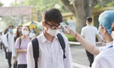 Thí sinh tham dự đợt 1 kỳ thi tốt nghiệp THPT 2021. Ảnh: DƯƠNG TRIỀU.