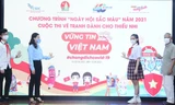 Thiếu nhi thi tài vẽ tranh đóng góp cho Quỹ vắc-xin phòng COVID-19