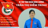 Chị Trần Thị Diễm Trinh giữ chức Bí thư Tỉnh Đoàn Bình Dương