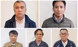Một số bị cáo trong vụ án. 