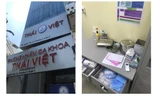 Một phòng khám đa khoa ngang nhiên hoạt động không phép trên địa bàn quận 5 (ảnh: Sở Y tế TP)