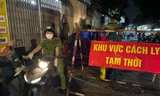 Cách ly hẻm ở quận Gò Vấp (ảnh: L.N)