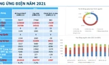 Cơ cấu và tình hình cung ứng điện năm 2021 của A0