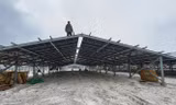 Công trình điện mặt trời mái nhà trong một trang trại vùng rú cát tại huyện Quảng Điền, tỉnh TT-Huế. 