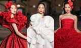 Hoa hậu H’Hen Niê, Ngọc Châu, Minh Tú khoe trình catwalk tại Úc với trang phục cầu kỳ