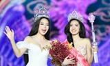 Khoảnh khắc thân thiết giữa Thanh Thủy - Trúc Linh trên sân khấu Hoa hậu Việt Nam 2024