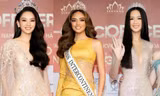 Hoa hậu Mai Phương đọ sắc với Miss Intercontinenal 2021 trong lễ trao sash cho Á hậu Bảo Ngọc